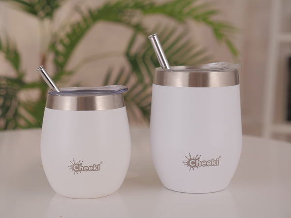What is the benefit of serving wine in Insulated Wine Tumbler?