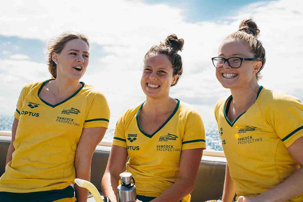 The Dolphins Swim Team pledge to say no to single-use plastic