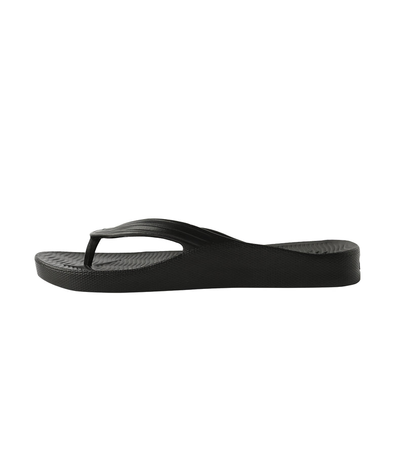 Arch Support Thongs - Black