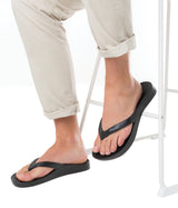 Arch Support Thongs - Black